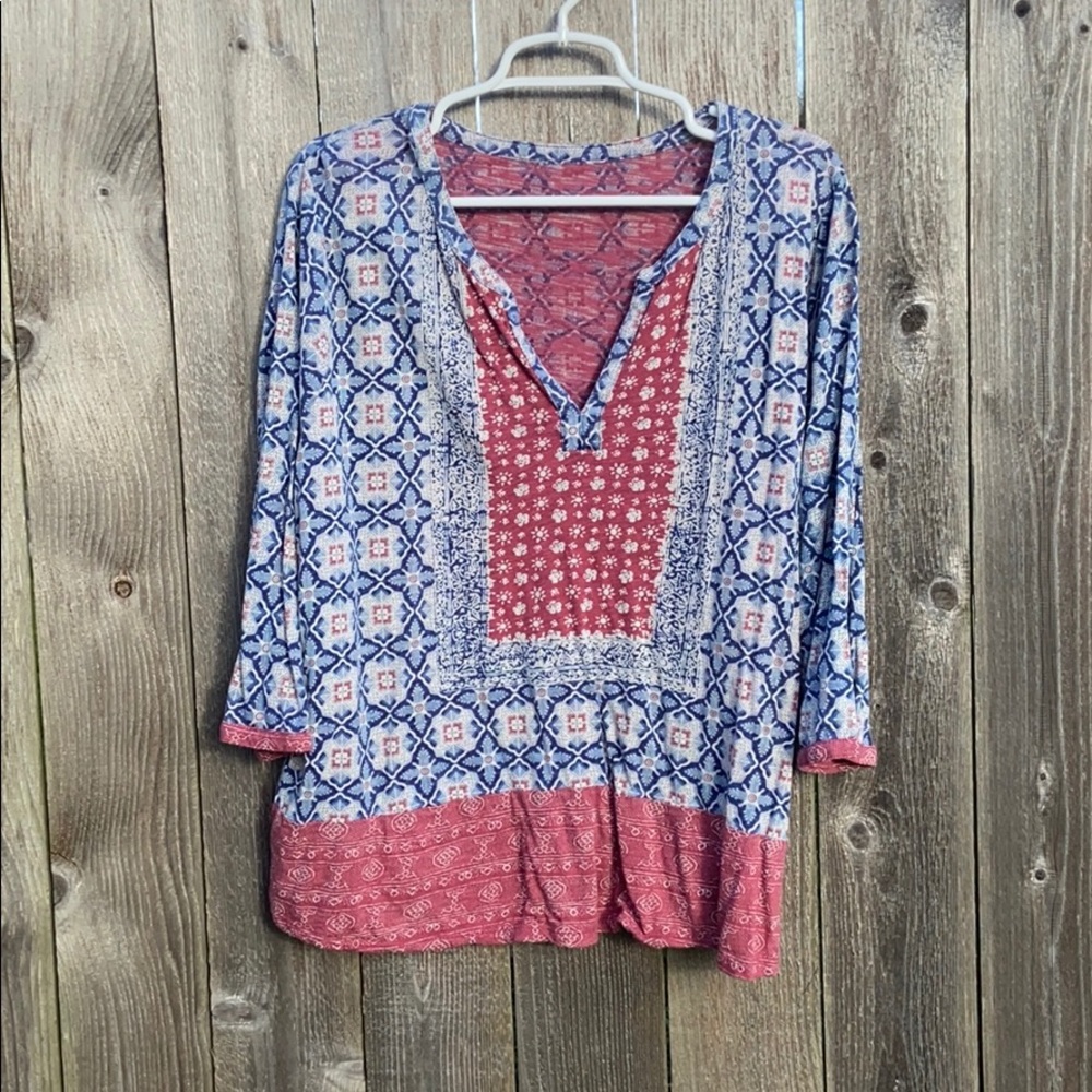 3x light weight shirt- 3/4 sleeve